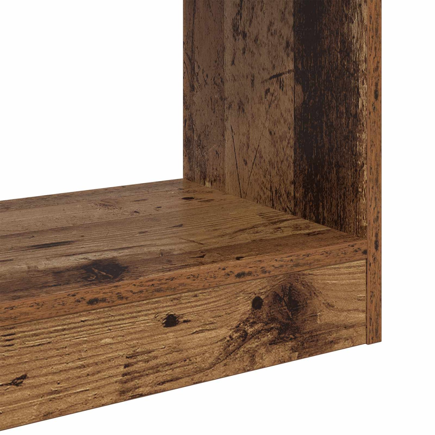Book Cabinet 3-Tier 40 x 30 x 103 cm Engineered Wood Old wood