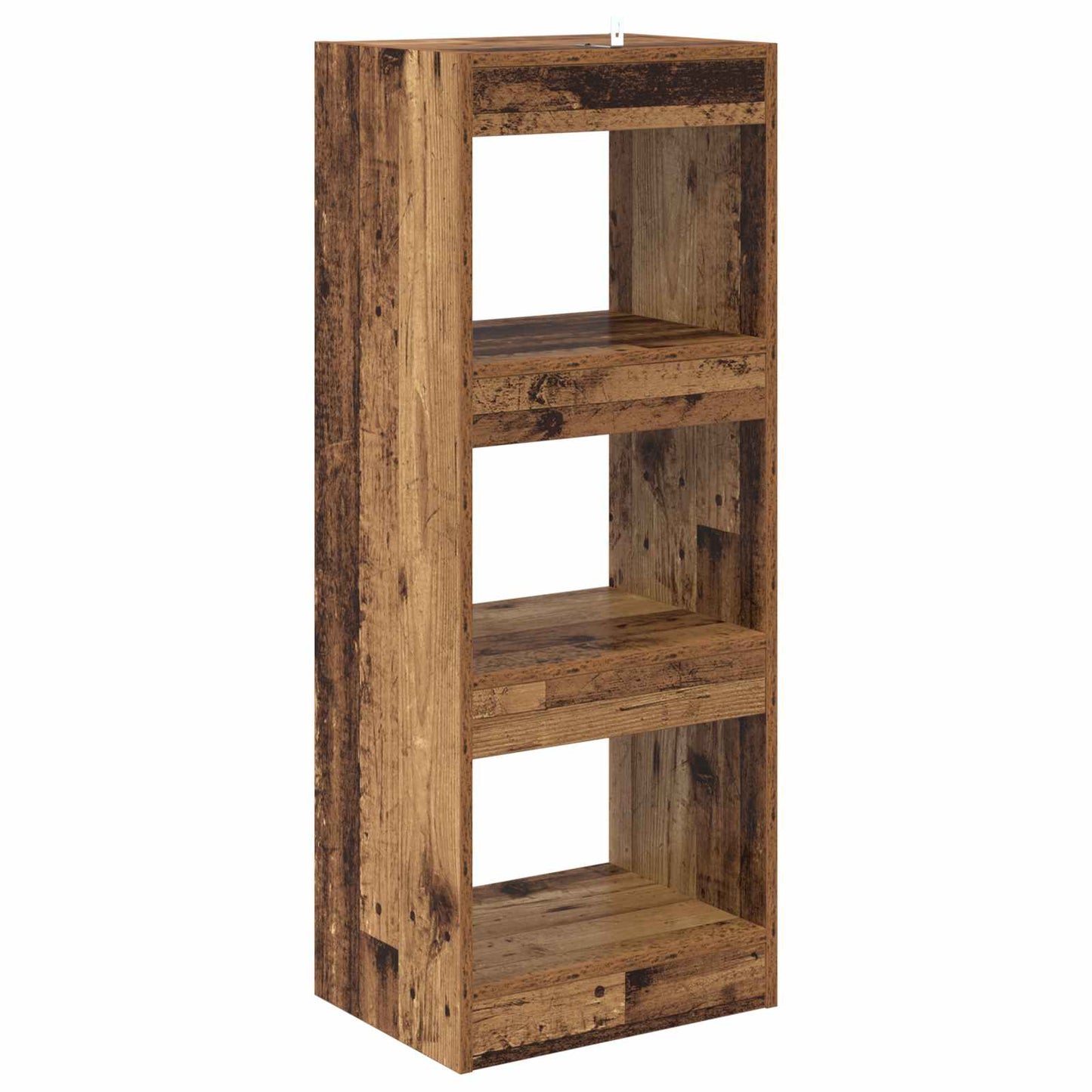 Book Cabinet 3-Tier 40 x 30 x 103 cm Engineered Wood Old wood
