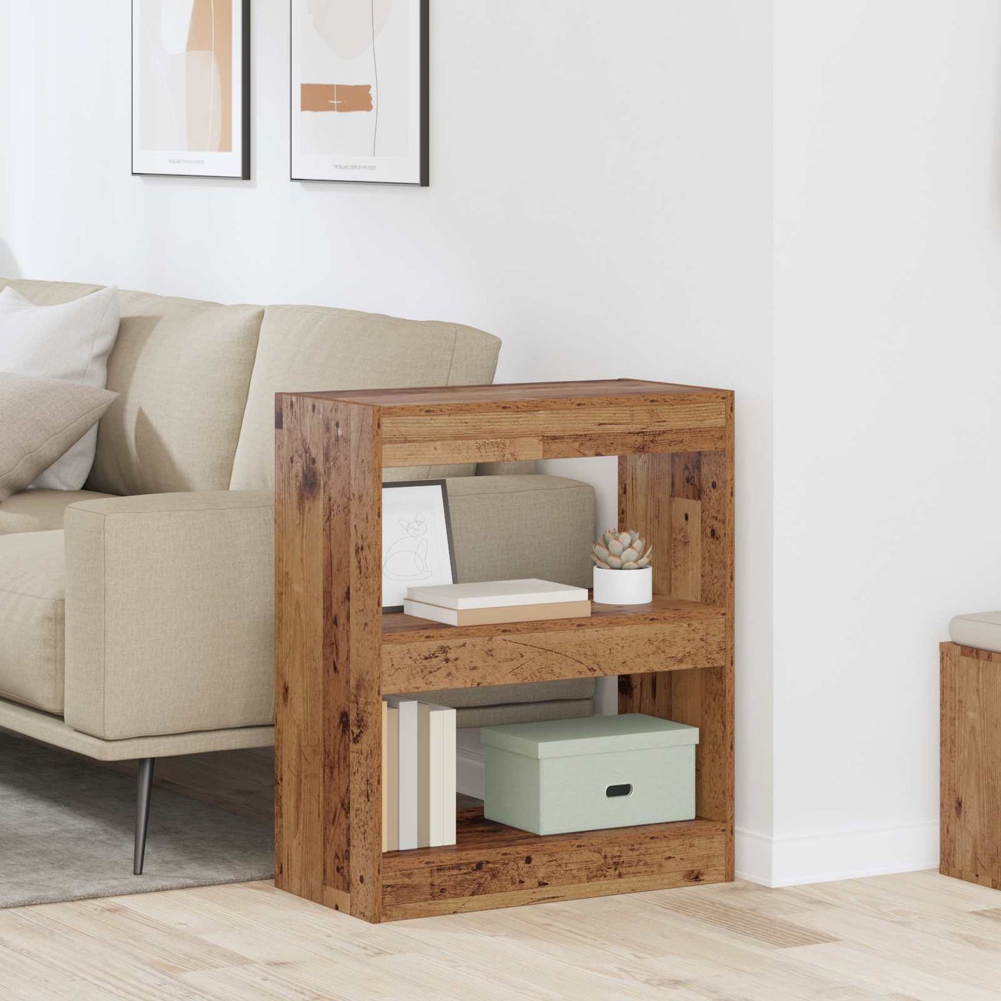 Book Cabinet Old Wood 60 x 30 x 72 cm Engineered Wood