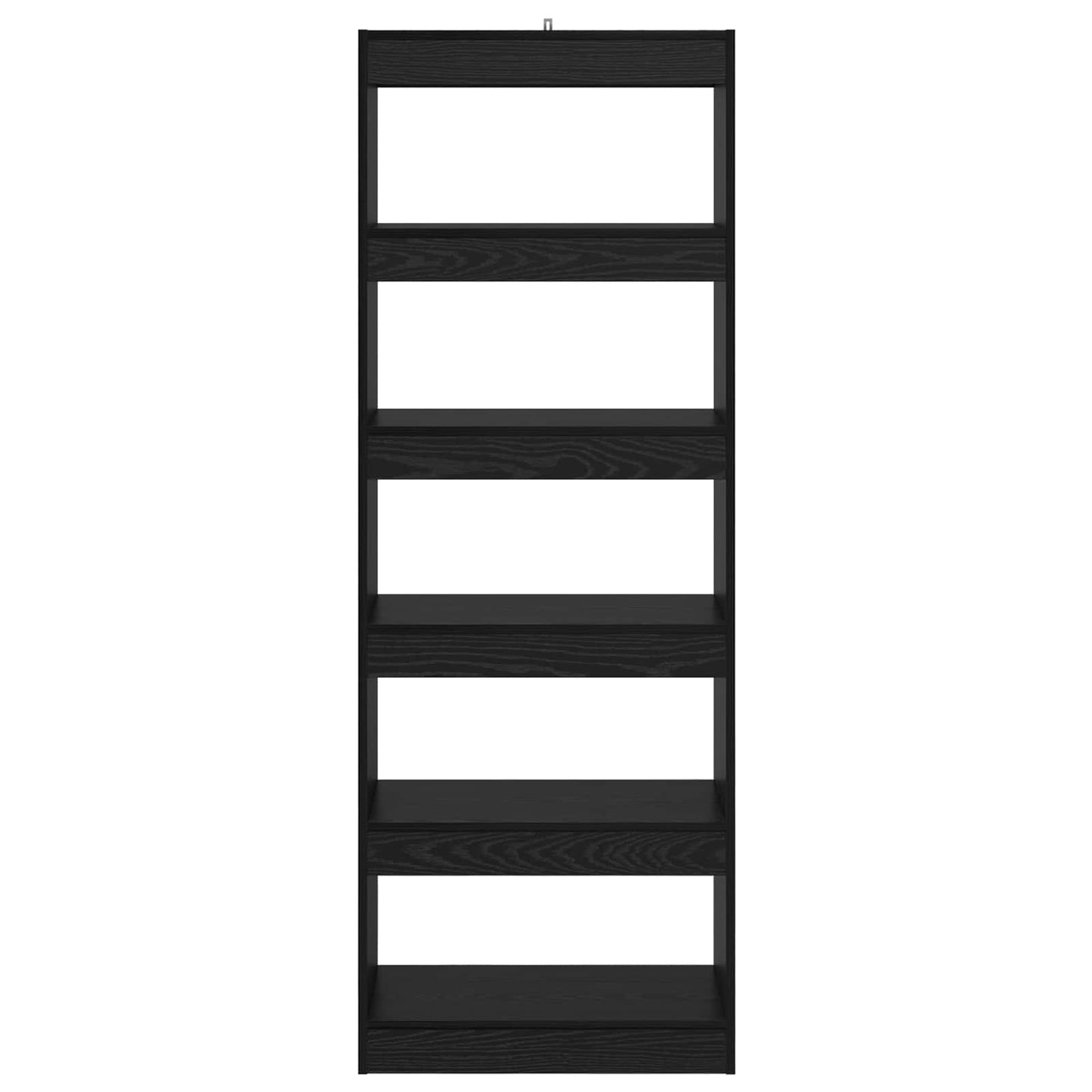 Book Cabinet 5-Tier 60 x 30 x 166 cm Engineered Wood Black oak