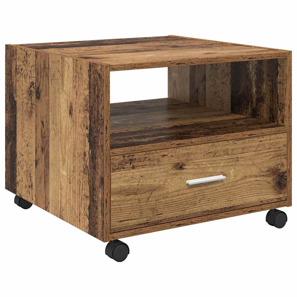 Coffee Table Old Wood 55 x 55 x 45cm Engineered Wood