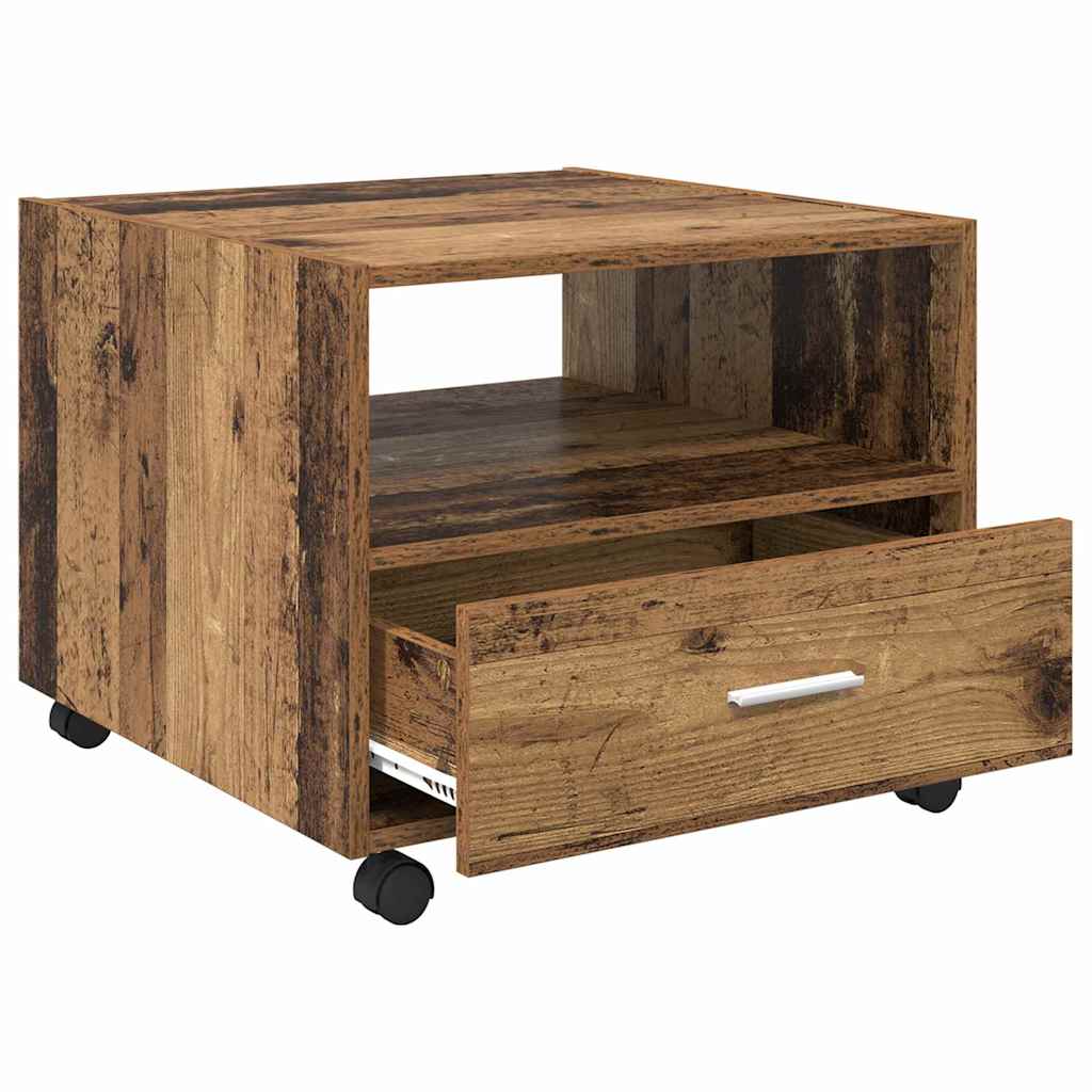 Coffee Table Old Wood 55 x 55 x 45cm Engineered Wood