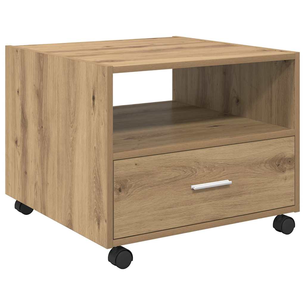 Coffee Table Artisan Oak 55 x 55 x 45cm Engineered Wood