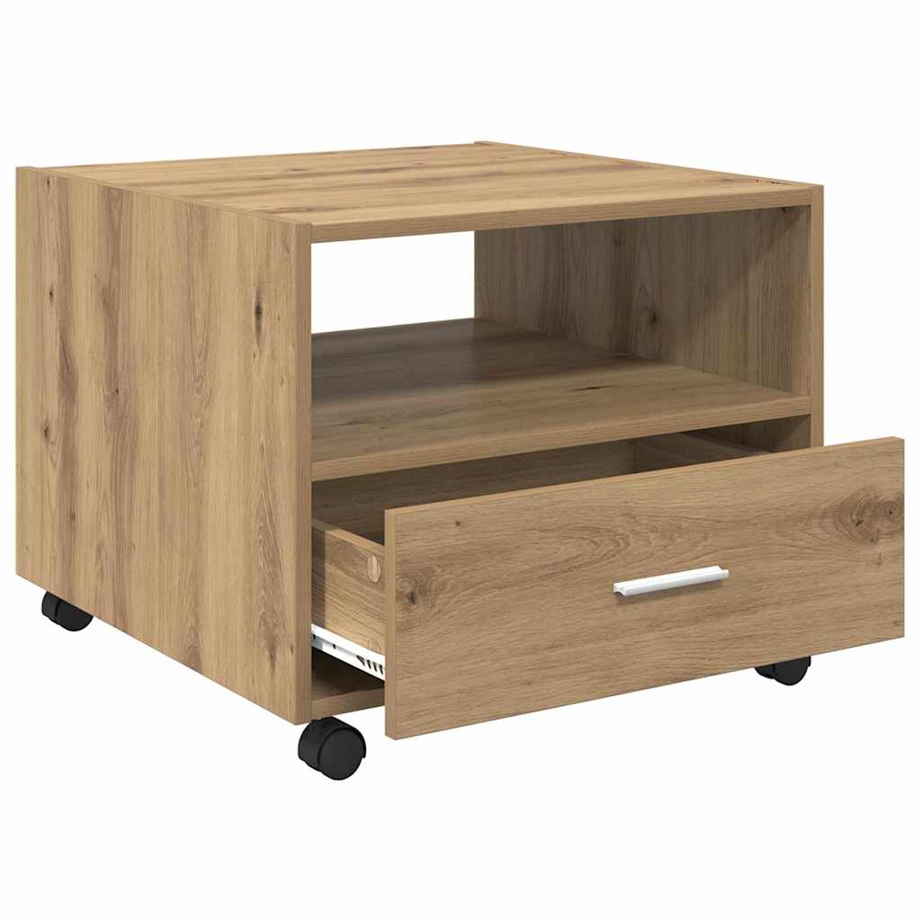 Coffee Table Artisan Oak 55 x 55 x 45cm Engineered Wood
