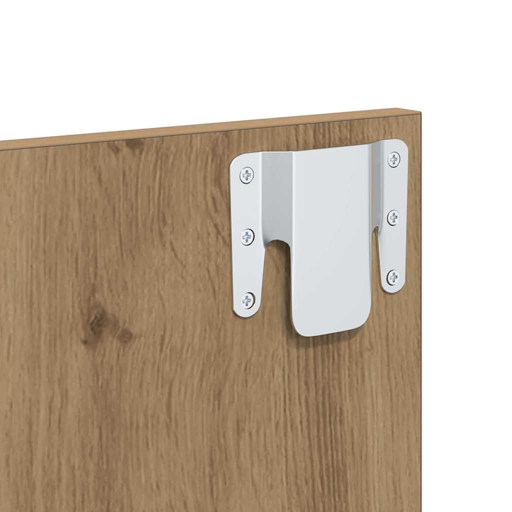 Bedside Cabinet with Drawer 2 pcs Artisan Oak 50 x 32.5 x 80cm