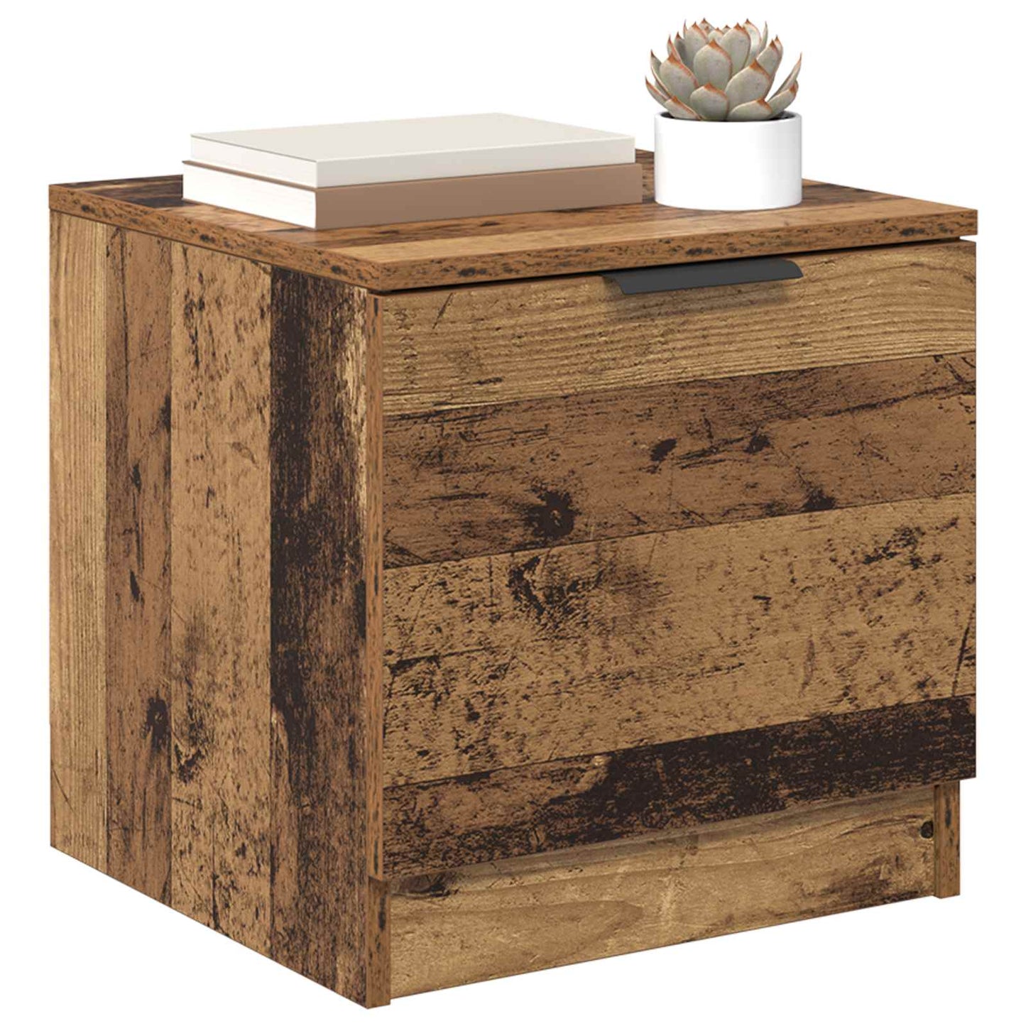 Bed Cabinet 2 pcs Old Wood 40 x 39 x 40cm Engineered Wood