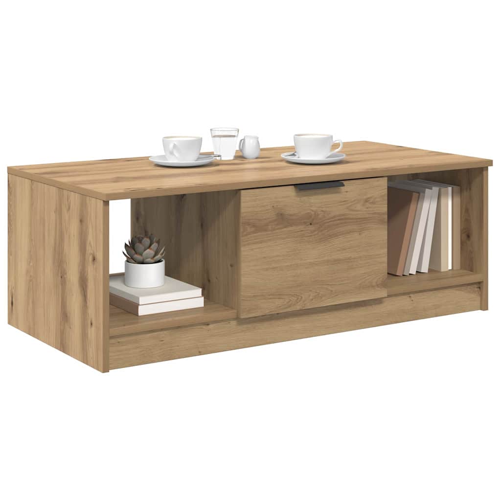 Coffee Table Artisan Oak 102 x 50 x 36cm Engineered Wood