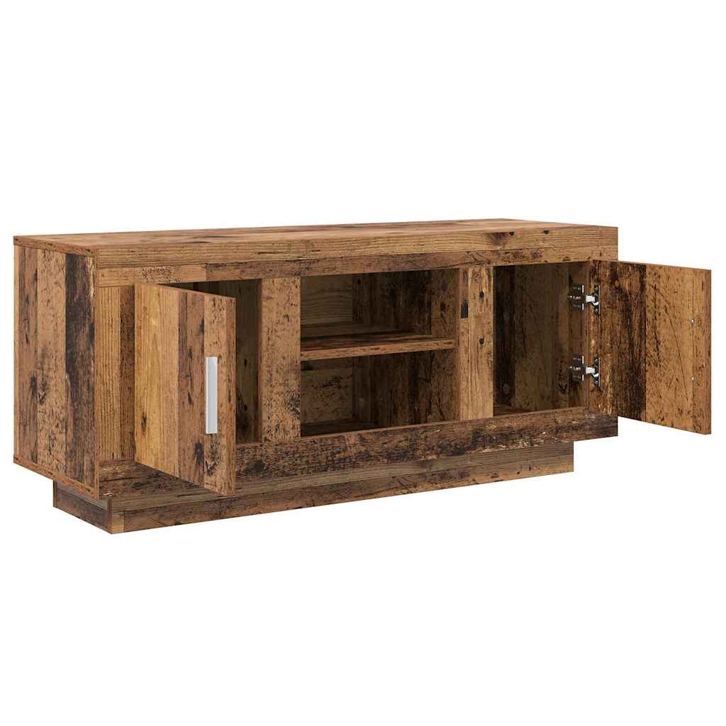 TV Cabinet Old Wood 102 x 35 x 45 cm Engineered Wood