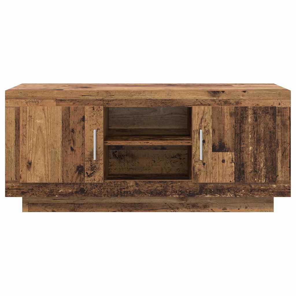 TV Cabinet Old Wood 102 x 35 x 45 cm Engineered Wood