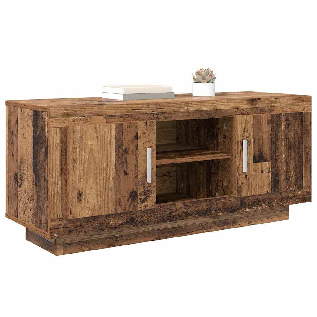 TV Cabinet Old Wood 102 x 35 x 45 cm Engineered Wood