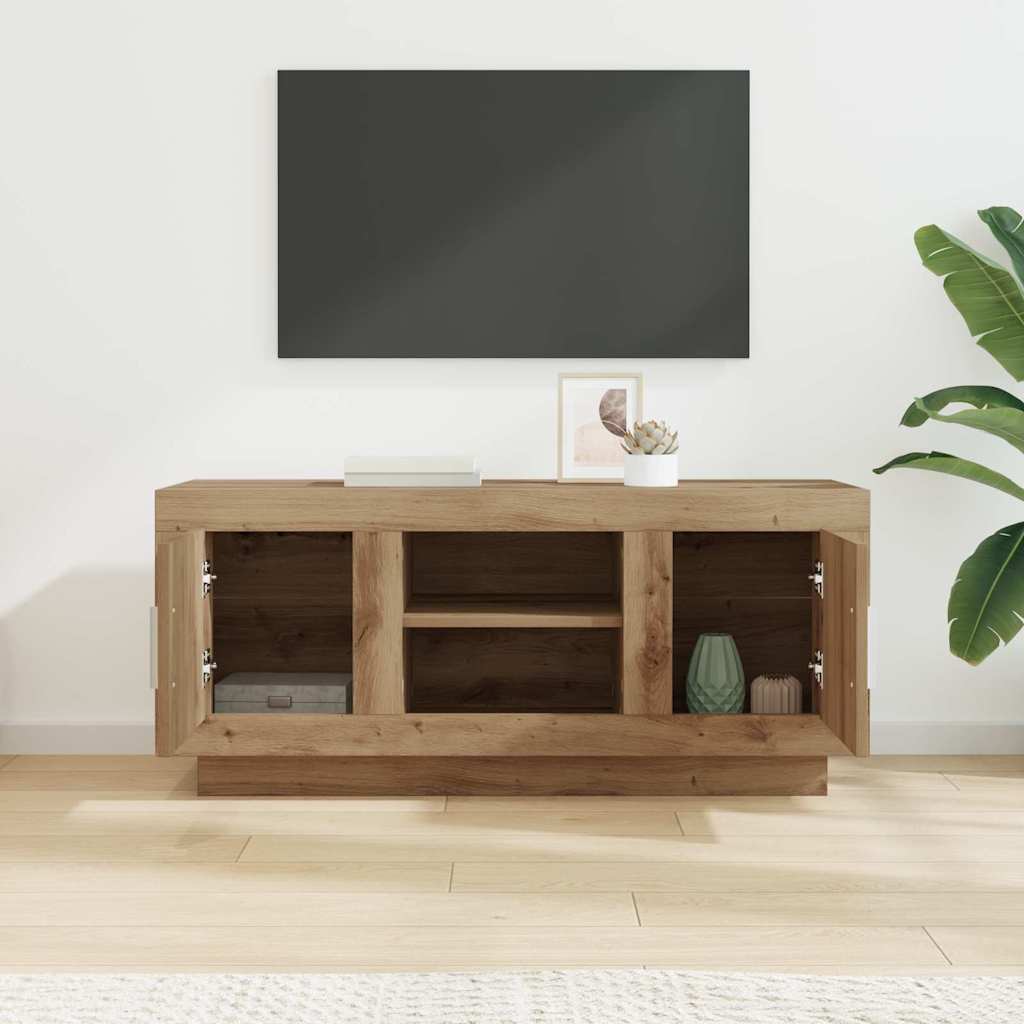 TV Cabinet 102 x 35 x 45 cm Artisan Oak Engineered Wood