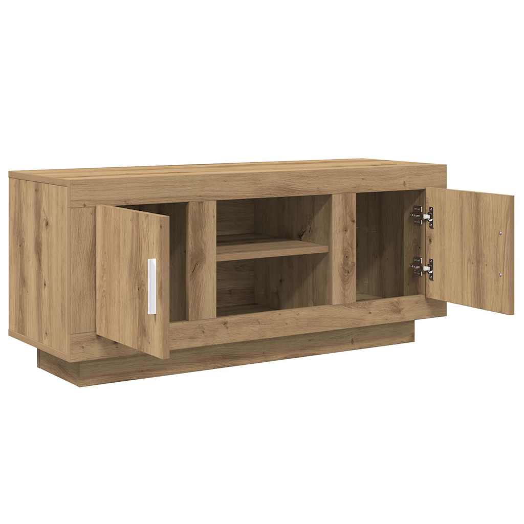 TV Cabinet Artisan Oak 102 x 35 x 45 cm Engineered Wood
