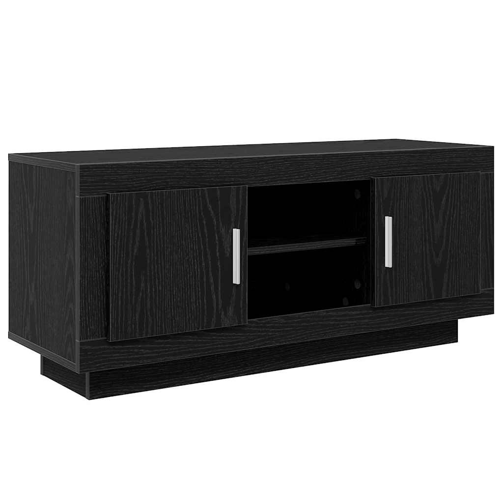 TV Cabinet 102 x 35 x 45 cm Black Oak Engineered Wood