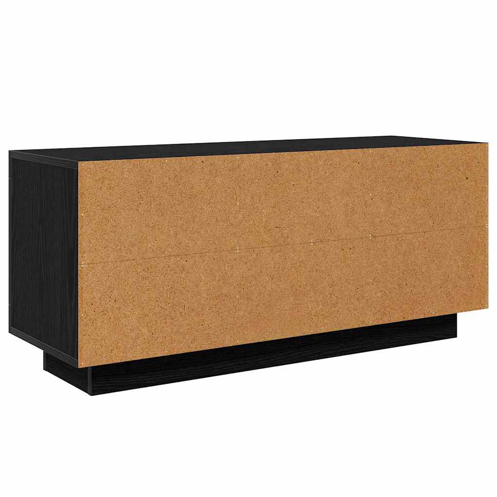 TV Cabinet 102 x 35 x 45 cm Black Oak Engineered Wood