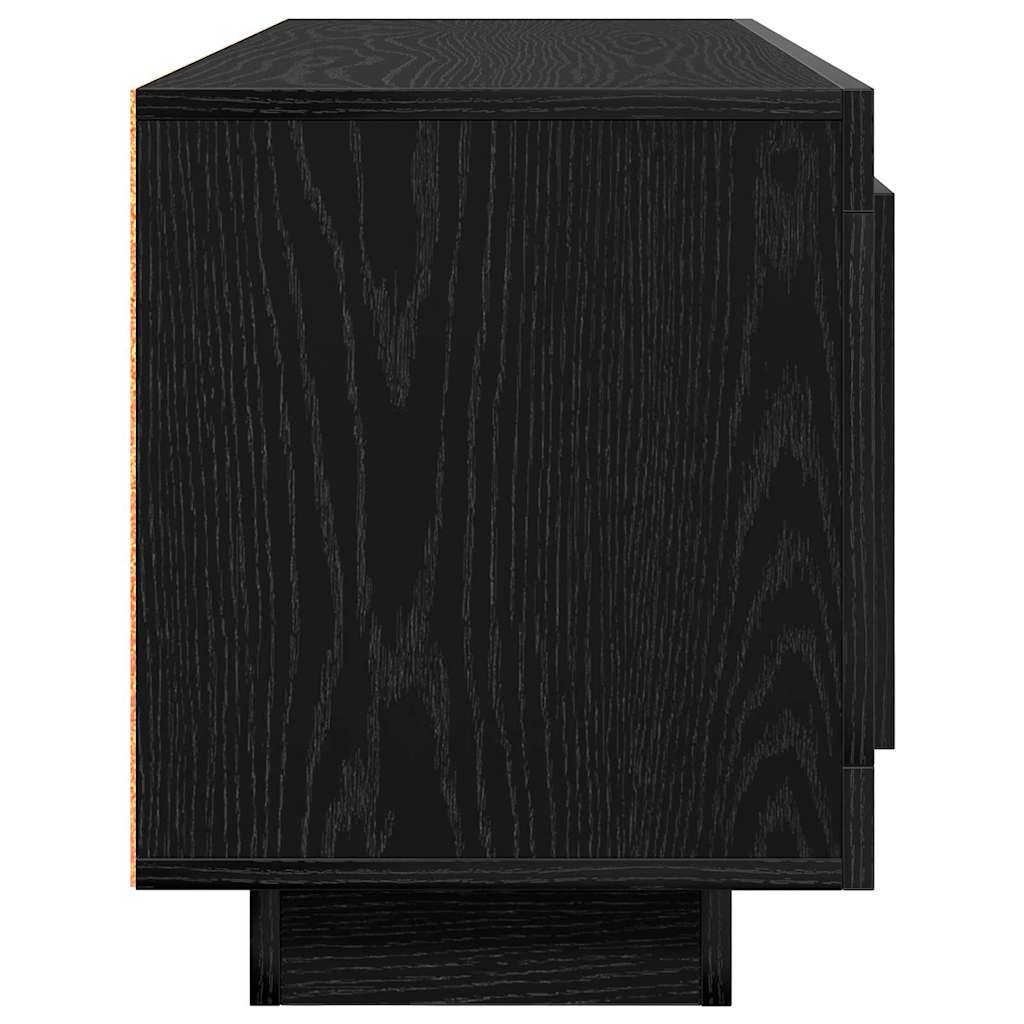 TV Cabinet 102 x 35 x 45 cm Black Oak Engineered Wood