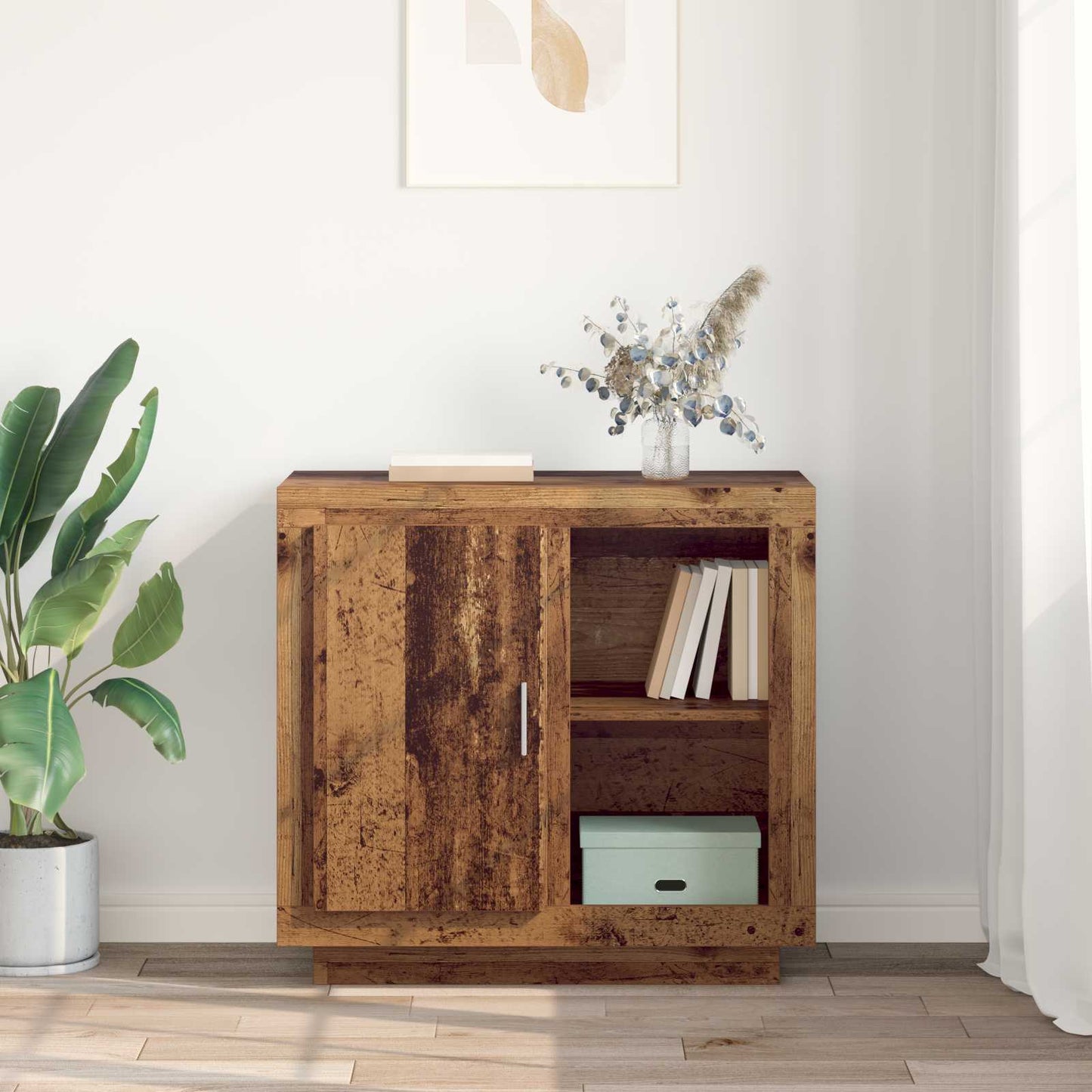 Sideboard Old Wood 80 x 40 x 75 cm Engineered Wood