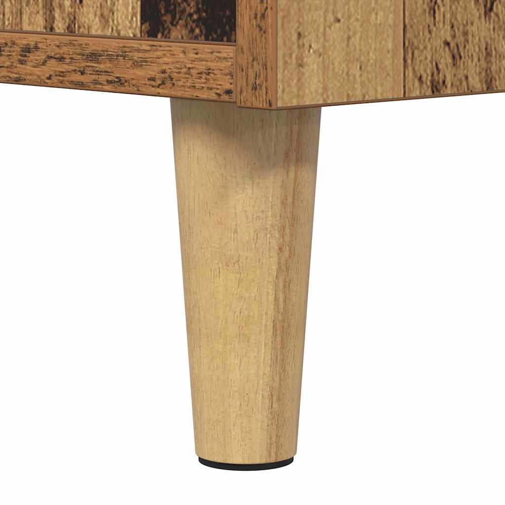 Bed Cabinet Old Wood 40 x 35 x 47.5cm Engineered Wood
