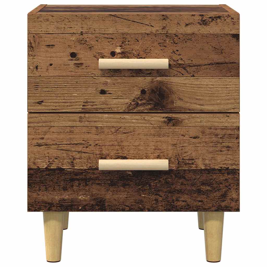 Bed Cabinet Old Wood 40 x 35 x 47.5cm Engineered Wood