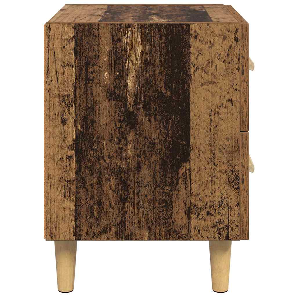 Bed Cabinet Old Wood 40 x 35 x 47.5cm Engineered Wood