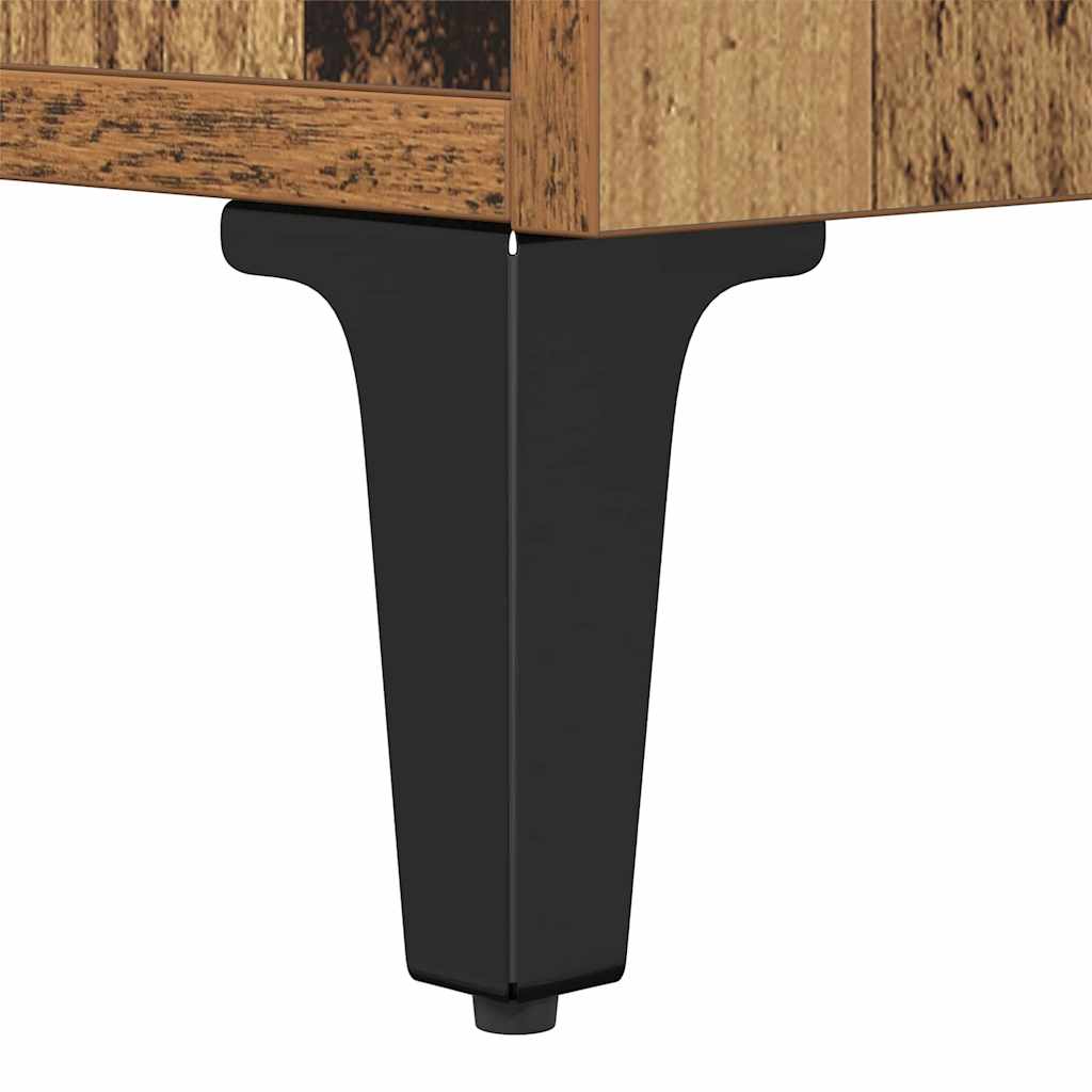 Bed Cabinet Old Wood 40 x 35 x 47.5 cm Engineered Wood