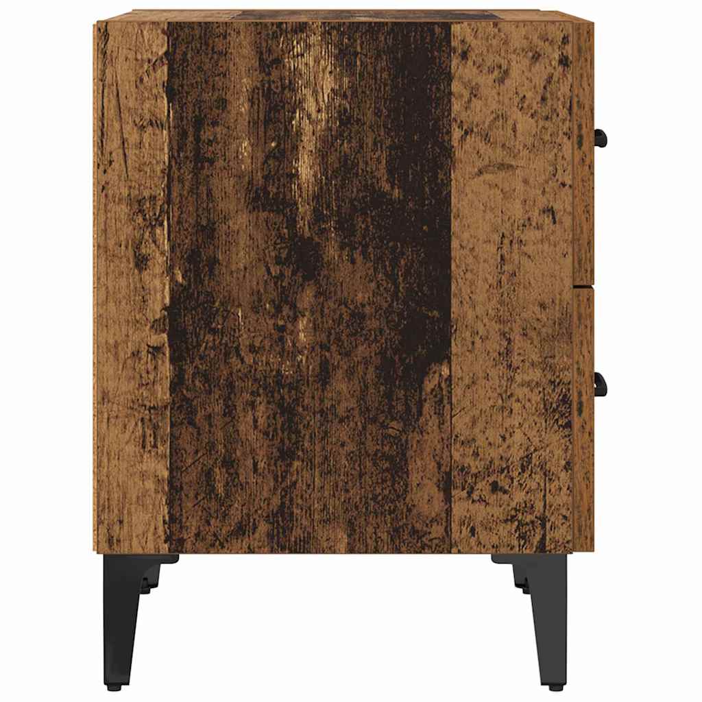 Bed Cabinet Old Wood 40 x 35 x 47.5 cm Engineered Wood