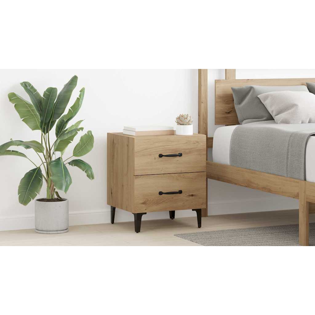 Bed Cabinet Artisan Oak 40 x 35 x 47.5 cm Engineered Wood