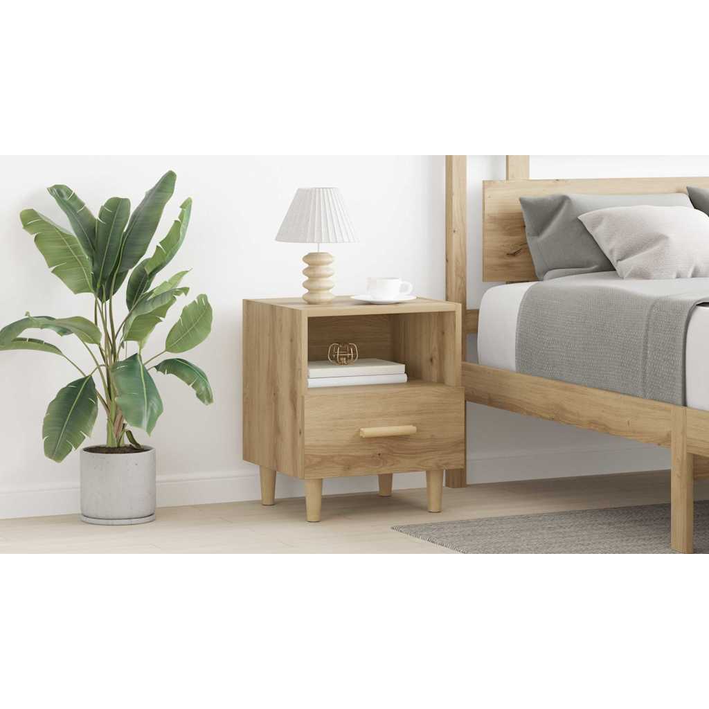 Bedside Cabinet Artisan Oak 40 x 35 x 47 cm Engineered Wood