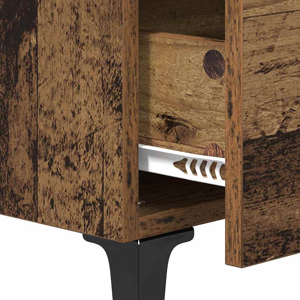 Bedside Cabinet Old Wood 40 x 35 x 47.5 cm Engineered Wood