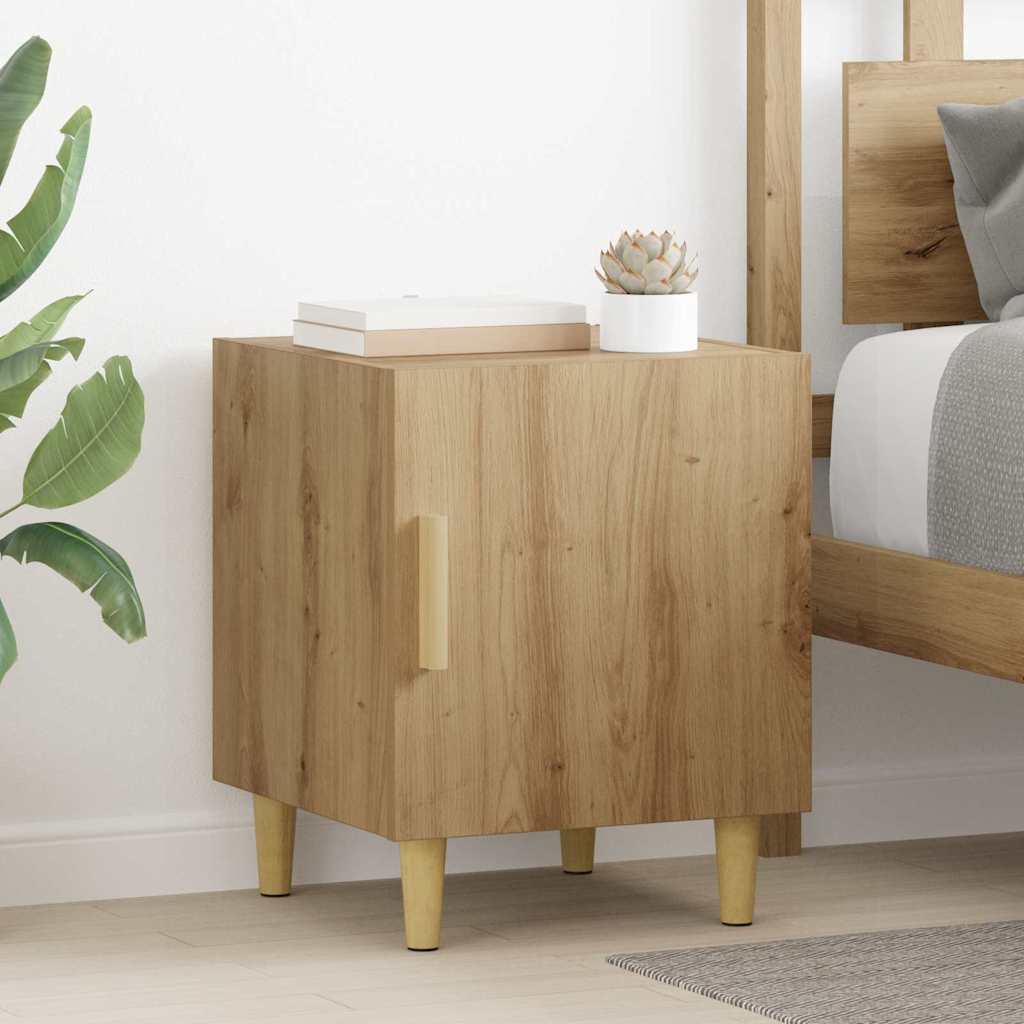 Bedside Cabinet Artisan Oak 40 x 40 x 50 cm Engineered Wood