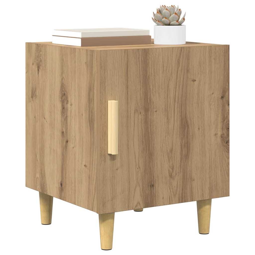 Bedside Cabinet Artisan Oak 40 x 40 x 50 cm Engineered Wood