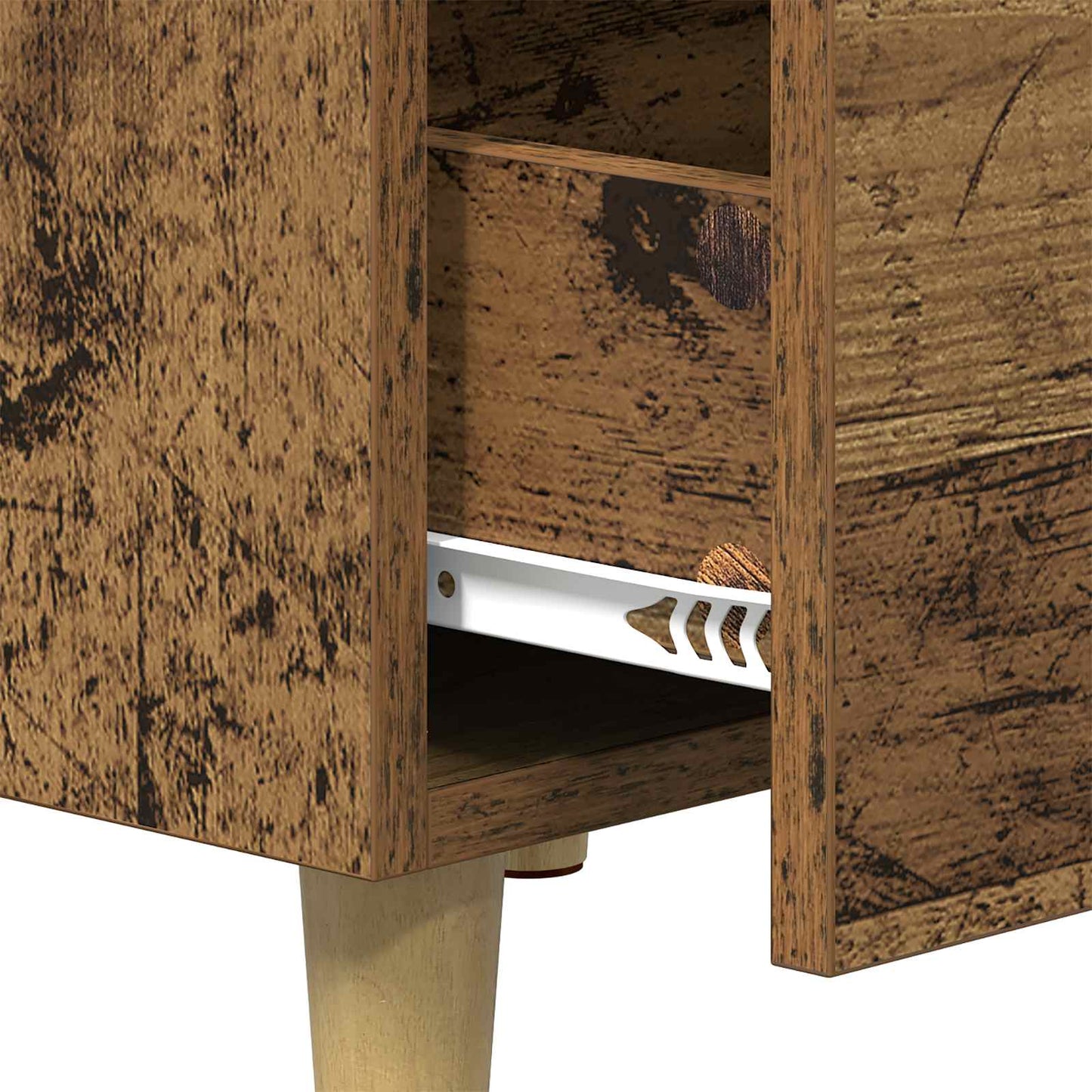 Bedside Cabinet Old Wood 40 x 40 x 66 cm Engineered Wood