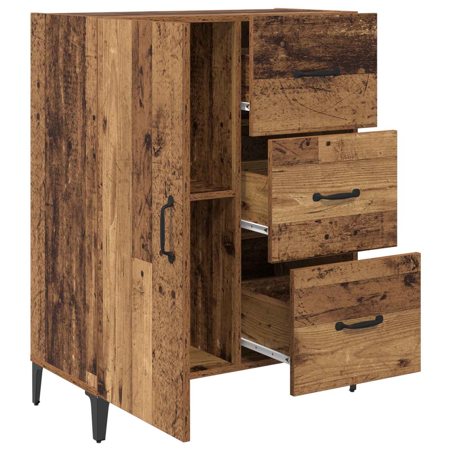 Sideboard Old Wood 69.5 x 34 x 90 cm Engineered Wood