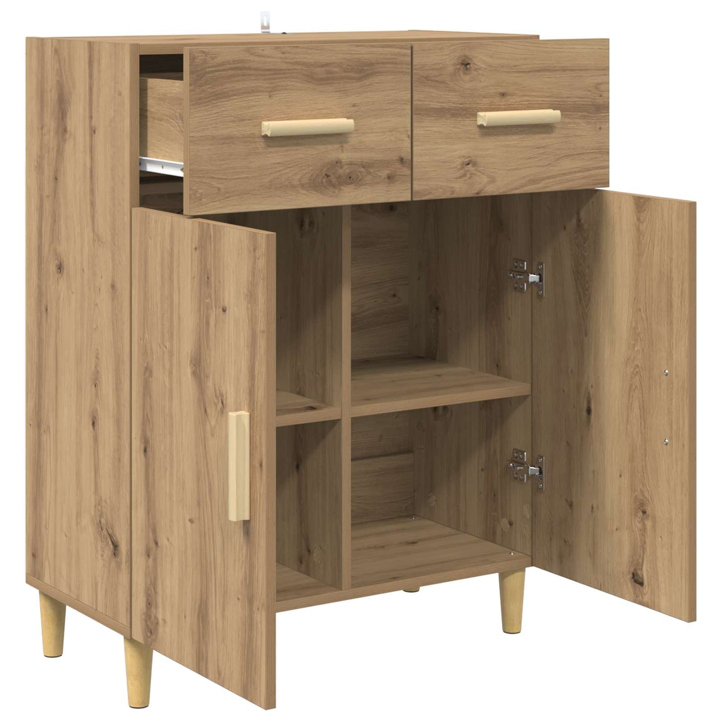Sideboard Artisan oak 34 x 69.5 x 89 cm Engineered wood