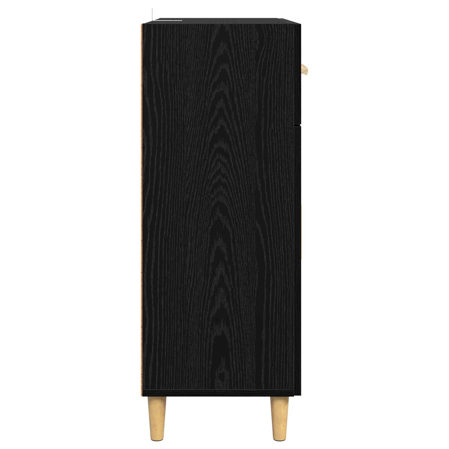 Sideboard Black oak 34 x 69.5 x 89 cm Engineered wood