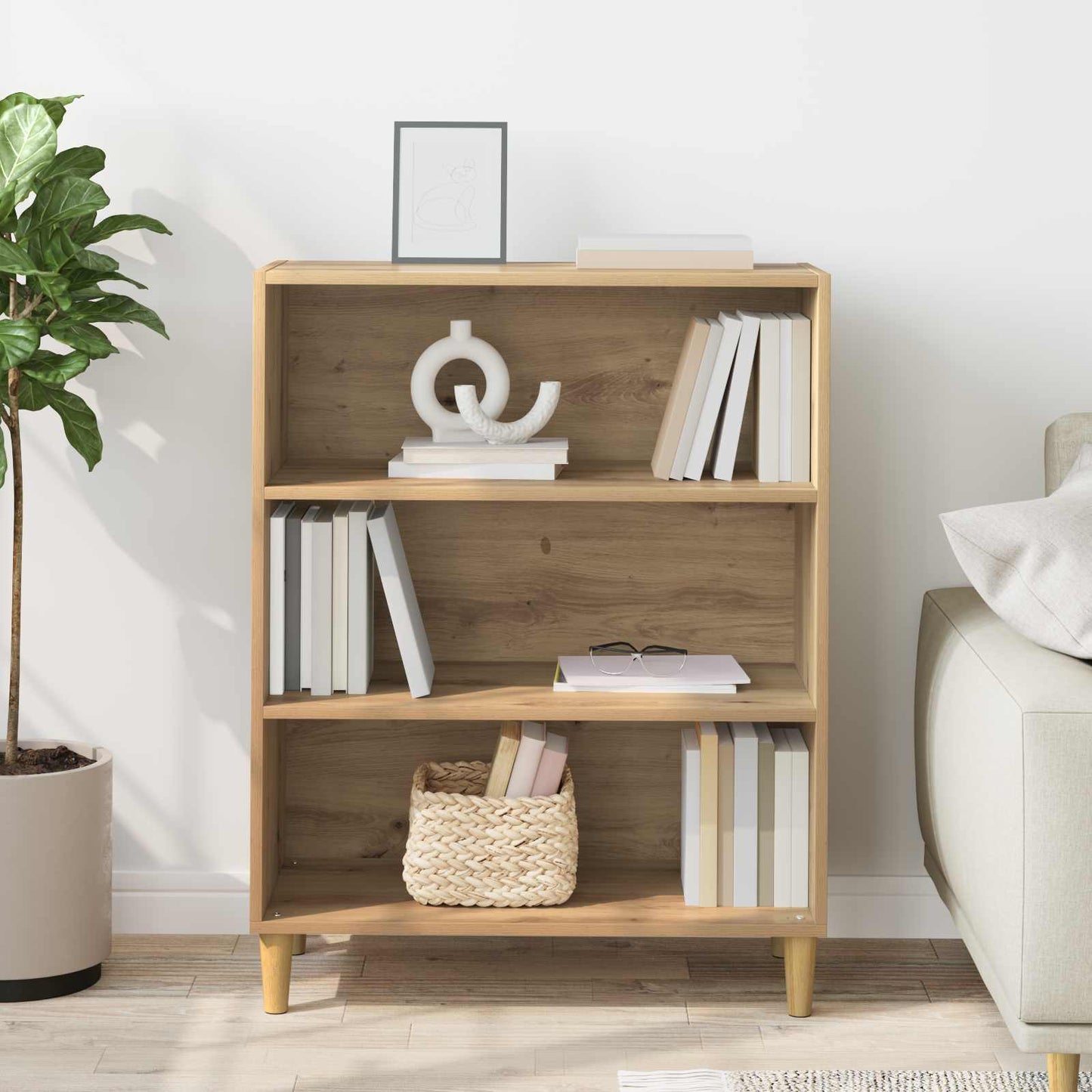 Sideboard Artisan Oak 69.5 x 32.5 x 90 cm Engineered wood