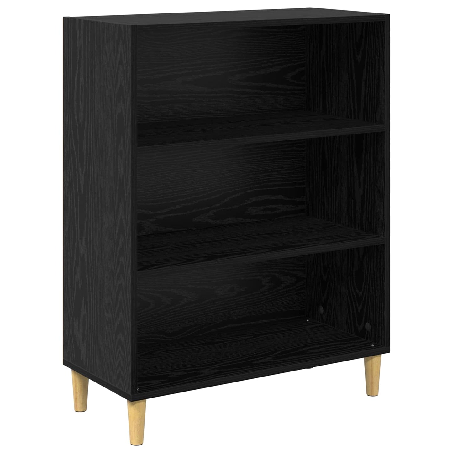 Sideboard Black Oak 69.5 x 32.5 x 90 cm Engineered Wood