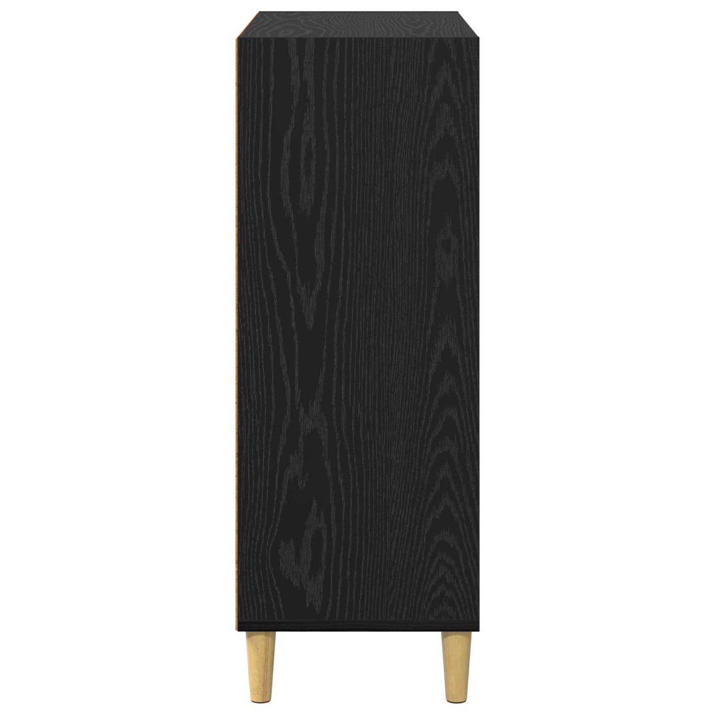 Sideboard Black Oak 69.5 x 32.5 x 90 cm Engineered Wood