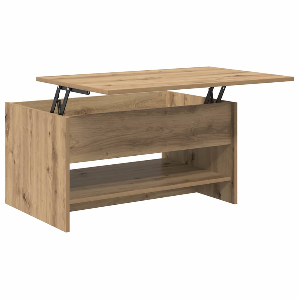 Coffee Table Artisan Oak 80 x 50.5 x 41.5 cm Engineered Wood