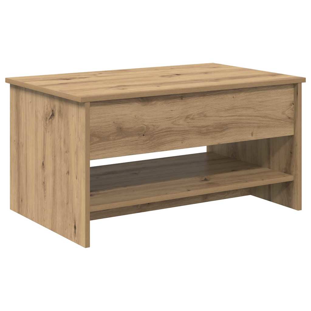 Coffee Table Artisan Oak 80 x 50.5 x 41.5 cm Engineered Wood