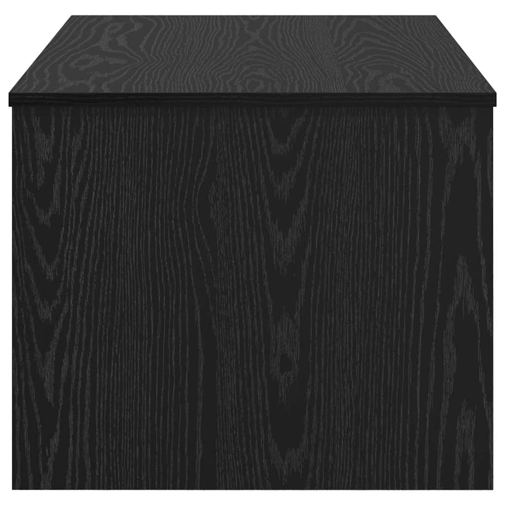 Coffee Table Black Oak 80 x 50.5 x 41.5 cm Engineered Wood