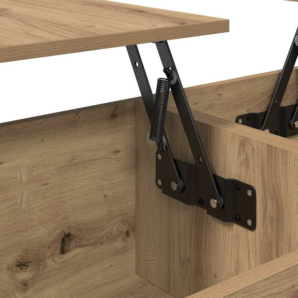 Coffee Table Artisan Oak 102 x 50.5 x 46.5 cm Engineered Wood