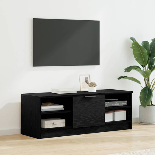 TV Cabinet 102 x 35 x 36.5 cm Black Oak Engineered Wood