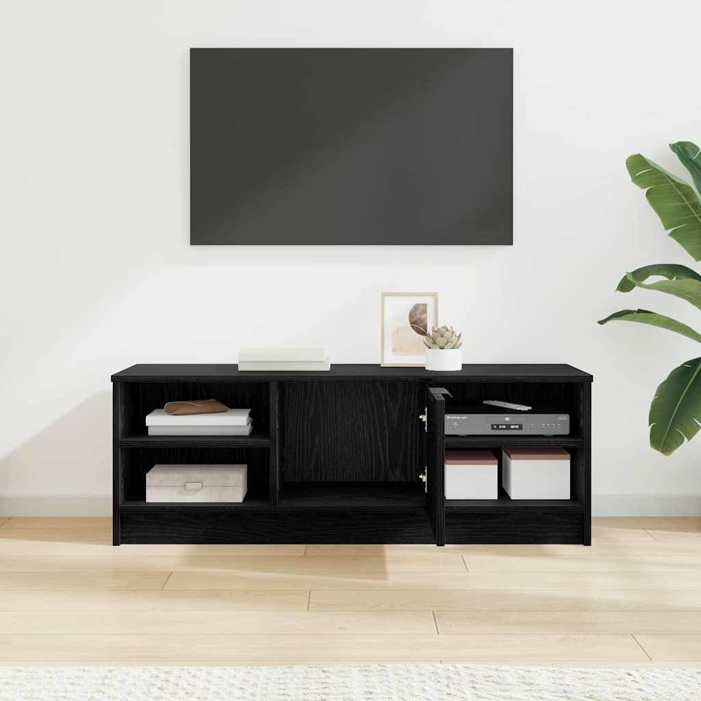 TV Cabinet Black Oak 102 x 35 x 36.5 cm Engineered Wood