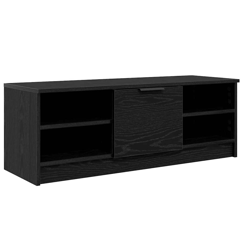 TV Cabinet Black Oak 102 x 35 x 36.5 cm Engineered Wood