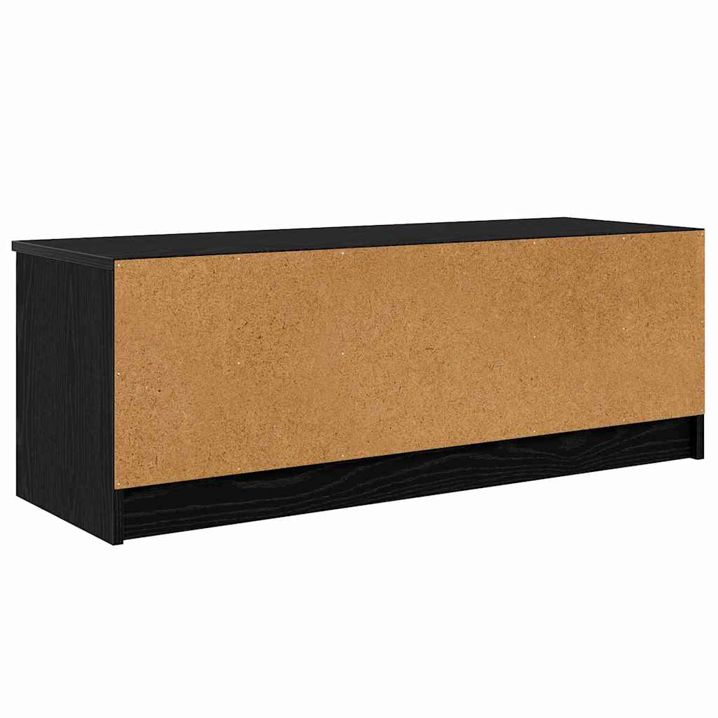 TV Cabinet Black Oak 102 x 35 x 36.5 cm Engineered Wood
