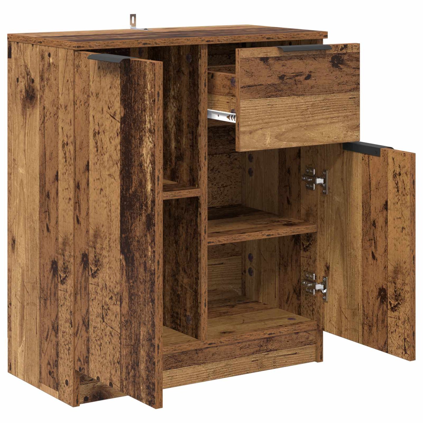Sideboard with Drawer Old Wood 60 x 30 x 70 cm Engineered Wood