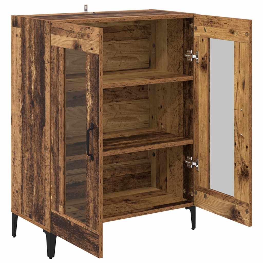 Sideboard Old Wood 69.5 x 34 x 90 cm Engineered Wood and Iron