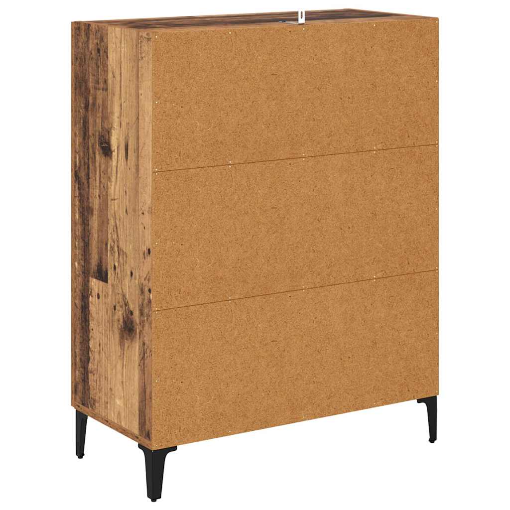 Sideboard Old Wood 69.5 x 34 x 90 cm Engineered Wood and Iron