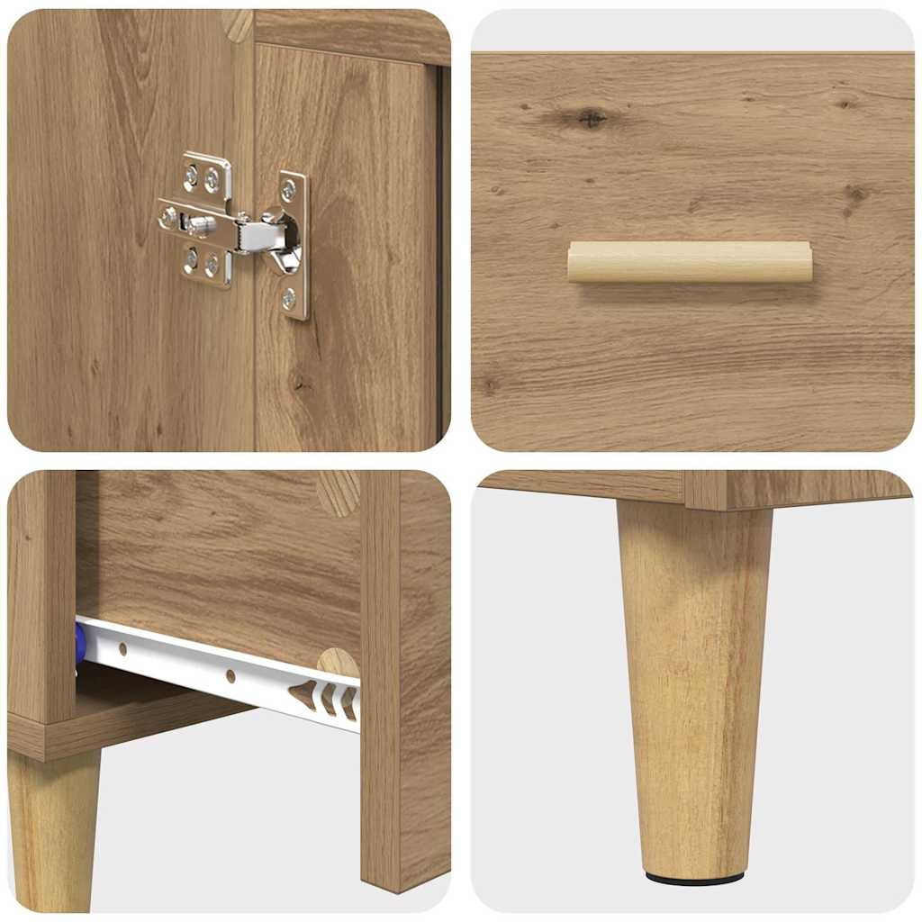 Highboard Artisan Oak 70 x 31 x 115 cm Engineered Wood
