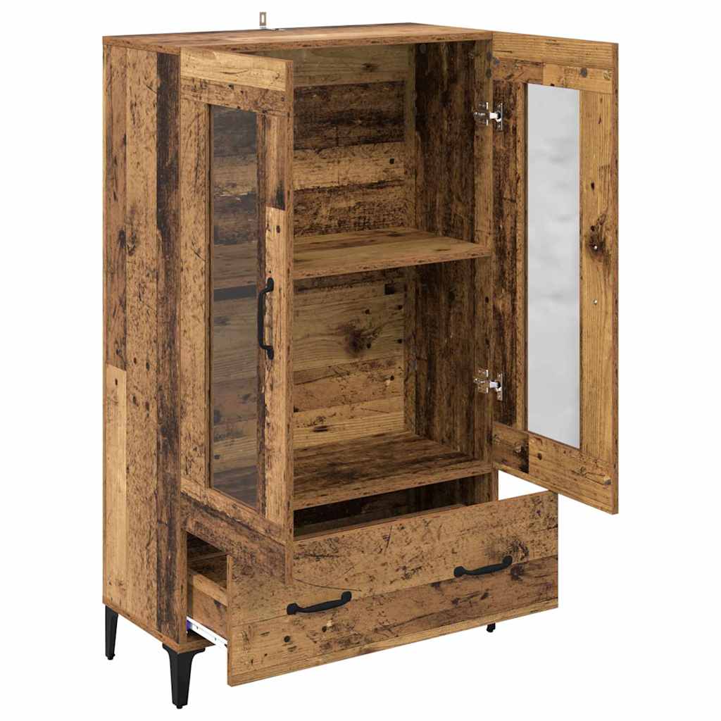 Highboard Old Wood 70 x 31 x 115 cm Engineered Wood and Iron